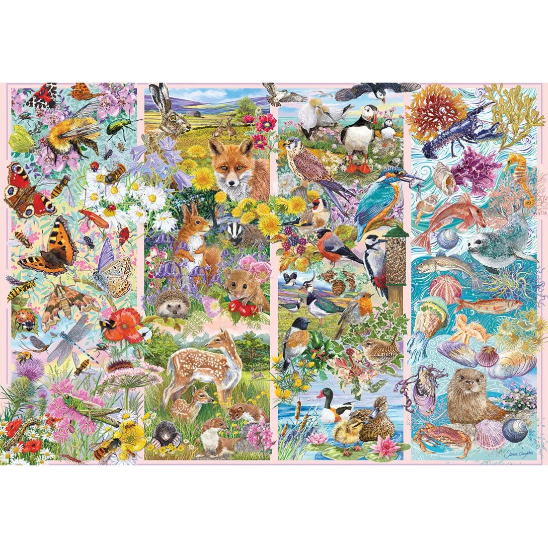Gibsons - Curious Creatures 500 Piece Jigsaw Puzzle