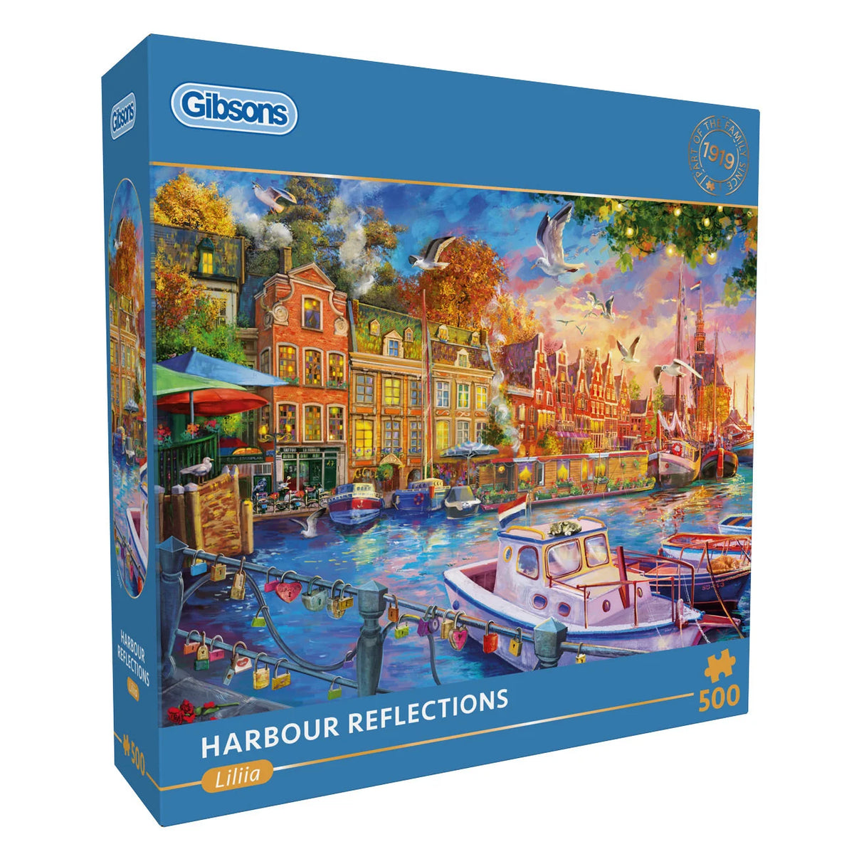 Gibsons - Harbour Reflections 500 Piece Jigsaw Puzzle