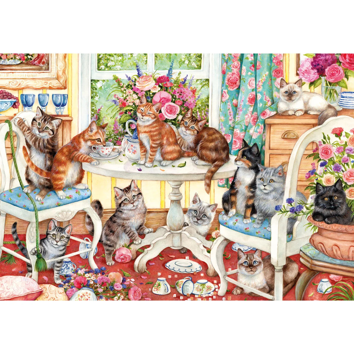 Gibson - Tails From The Tea Party 500 Piece Jigsaw Puzzle