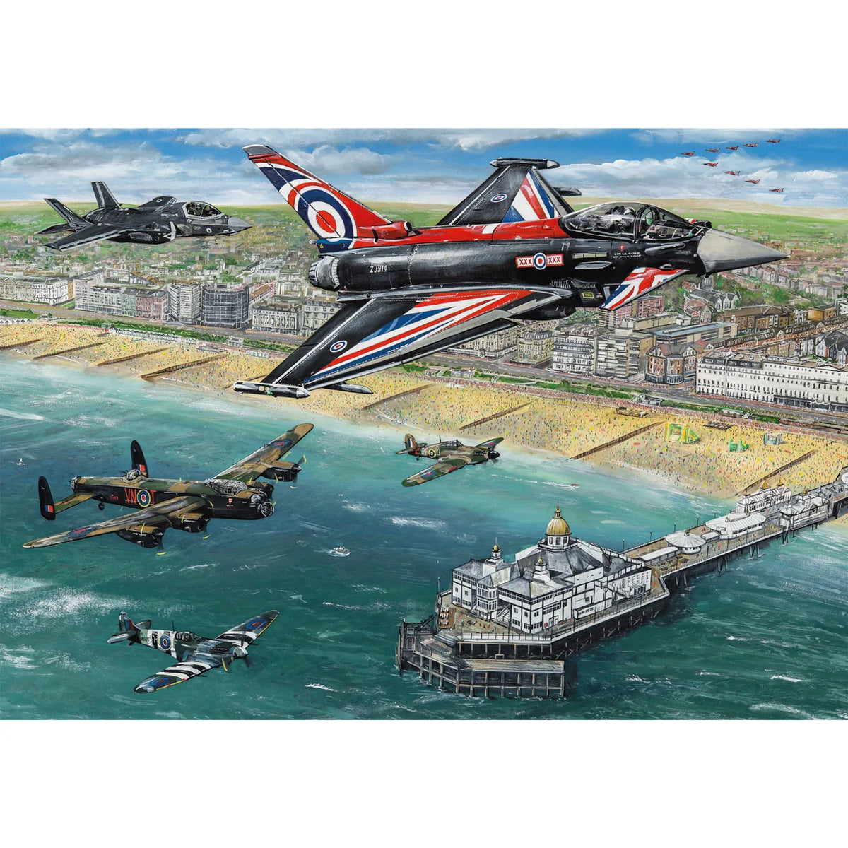 Gibsons - Airshow Over Eastbourne - 500 Piece Jigsaw Puzzle