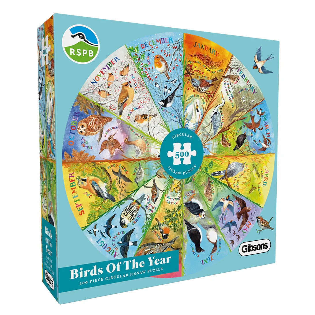 Gibson - Birds of the Year 500 Piece Jigsaw Puzzle