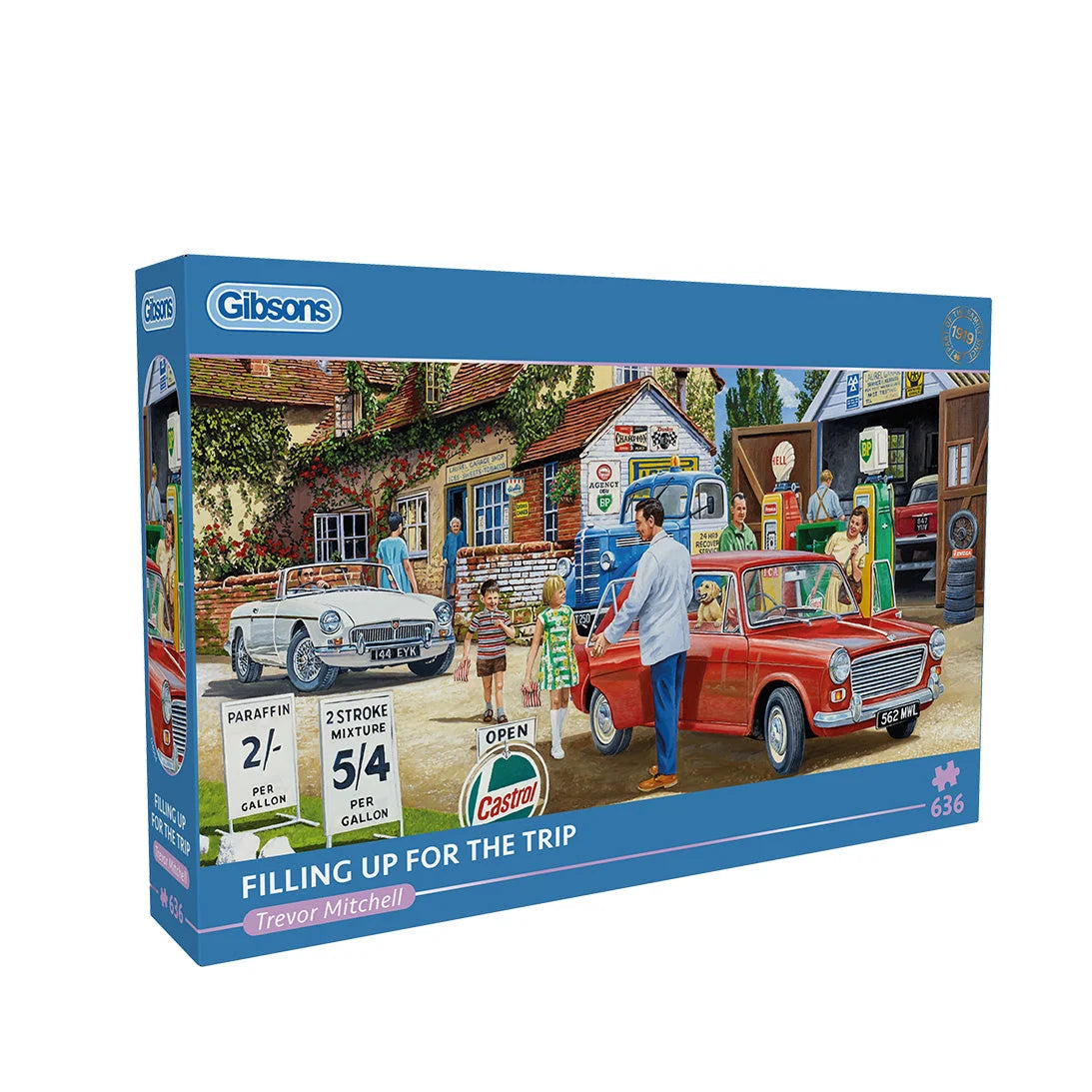 Gibsons - Filling up for the Trip 636 Piece Jigsaw Puzzle