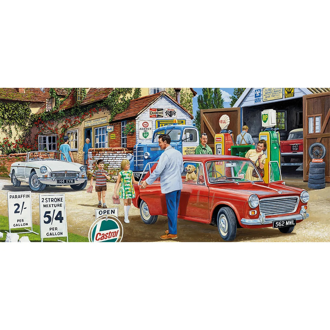 Gibsons - Filling up for the Trip 636 Piece Jigsaw Puzzle
