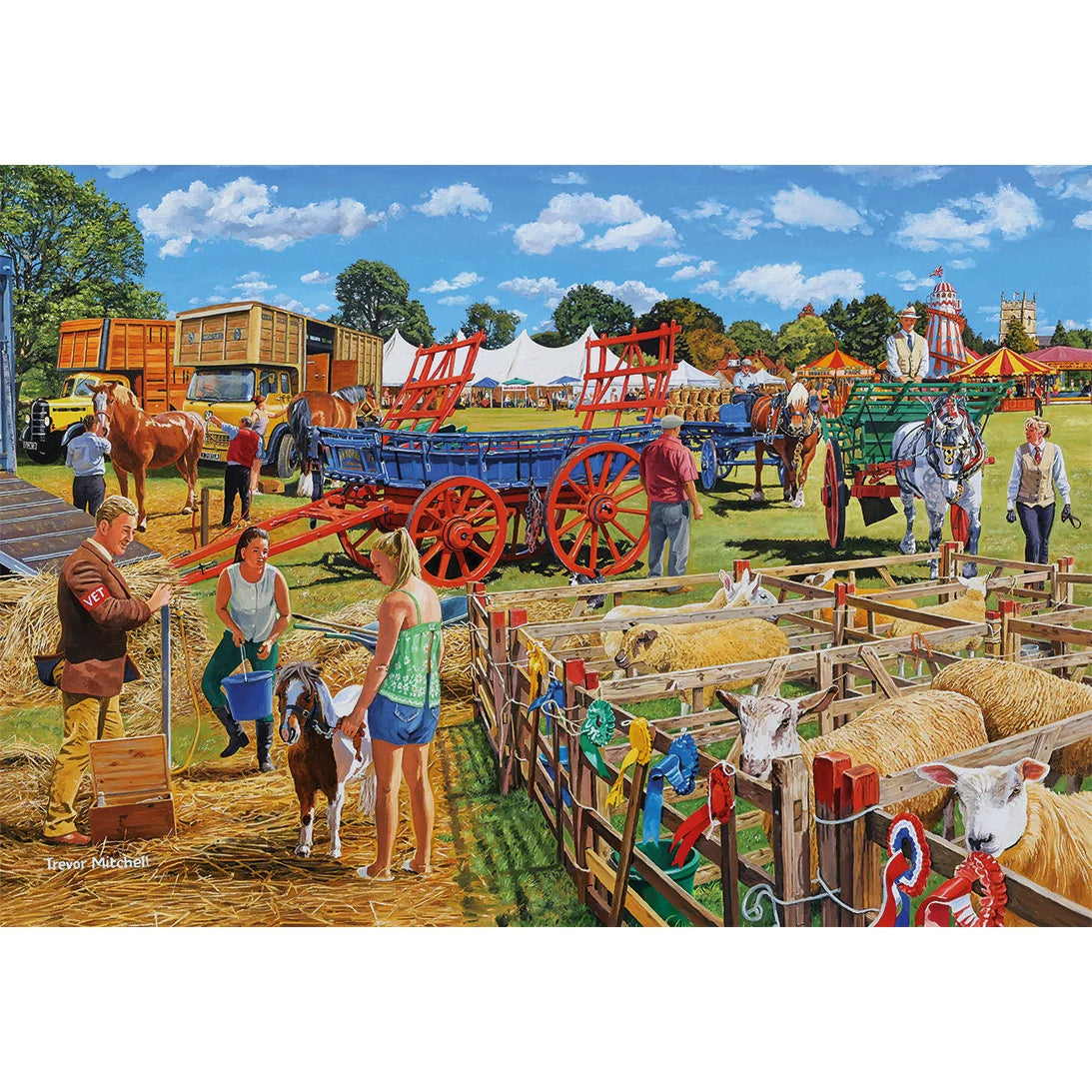 Gibson - Call the Vet 4 x 500 Piece Jigsaw Puzzle