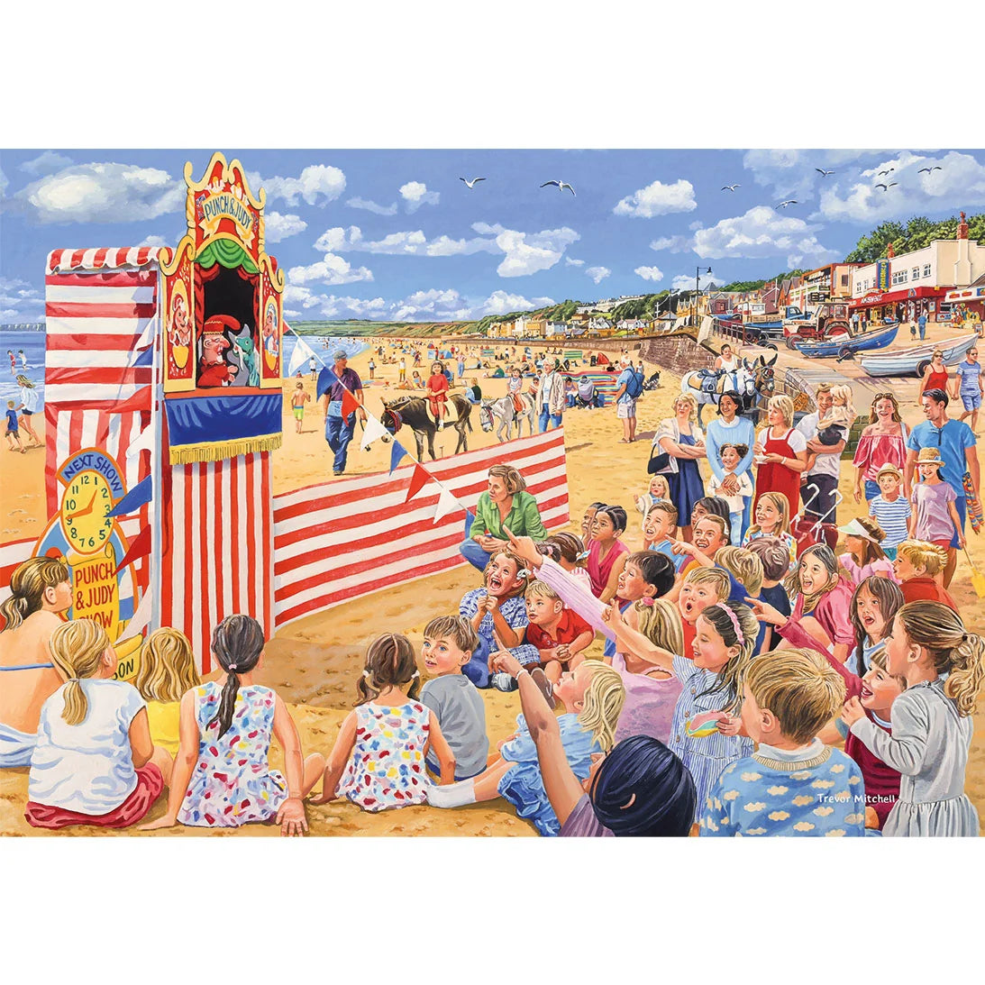Gibson - Beside the seaside 4 x 500 Piece Jigsaw Puzzle