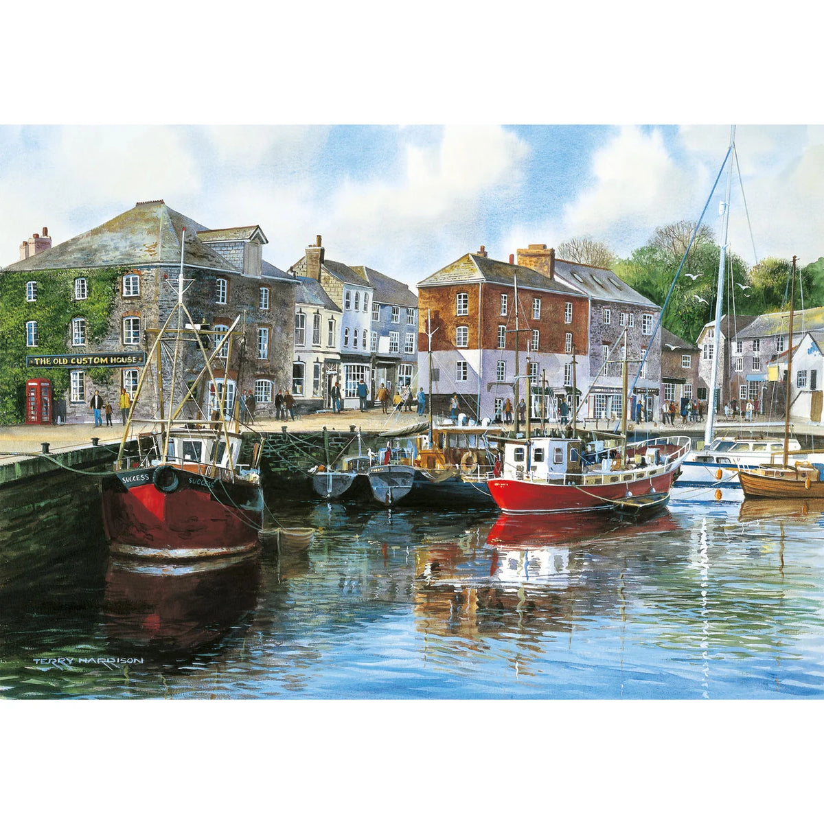 Gibsons - Cornwall by the sea 4 x 500 Piece Jigsaw Puzzle