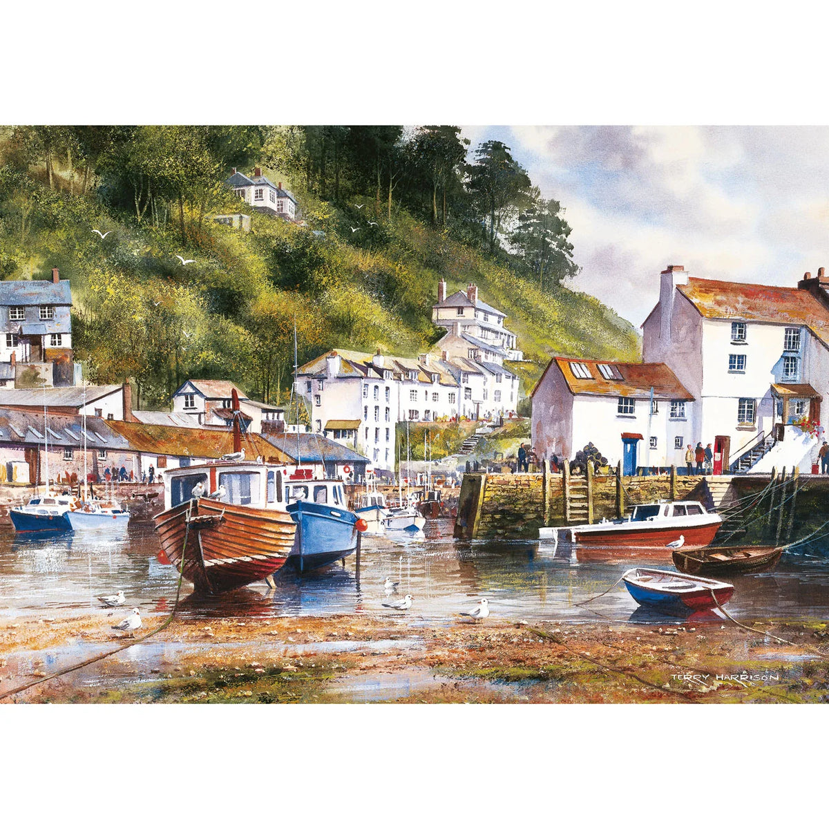 Gibsons - Cornwall by the sea 4 x 500 Piece Jigsaw Puzzle