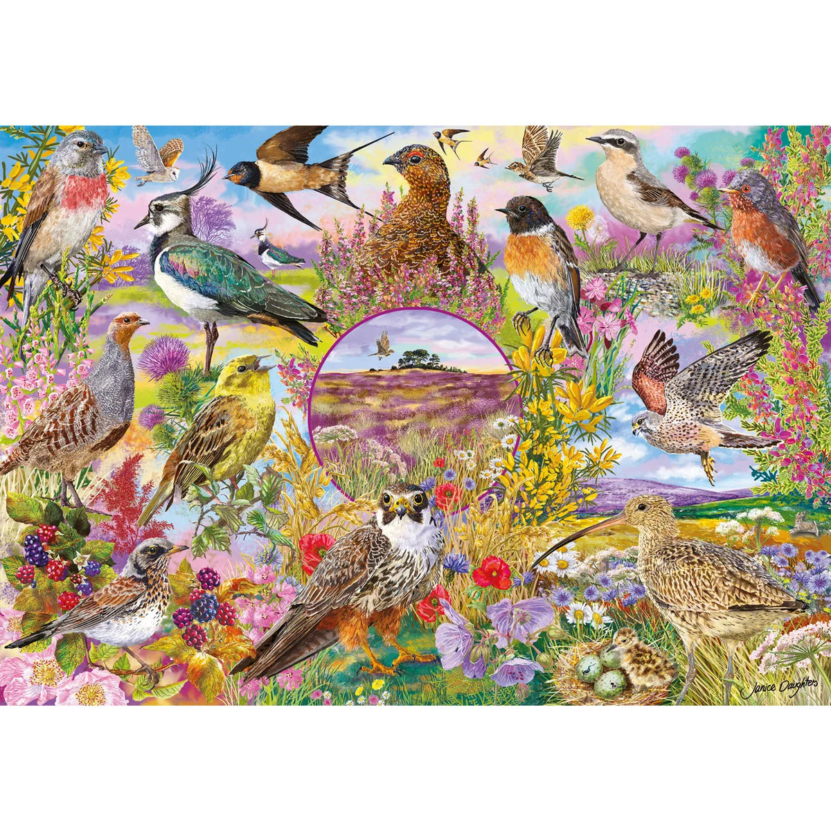 Gibsons - Wings in the Wild 4 x 500 Piece Puzzle