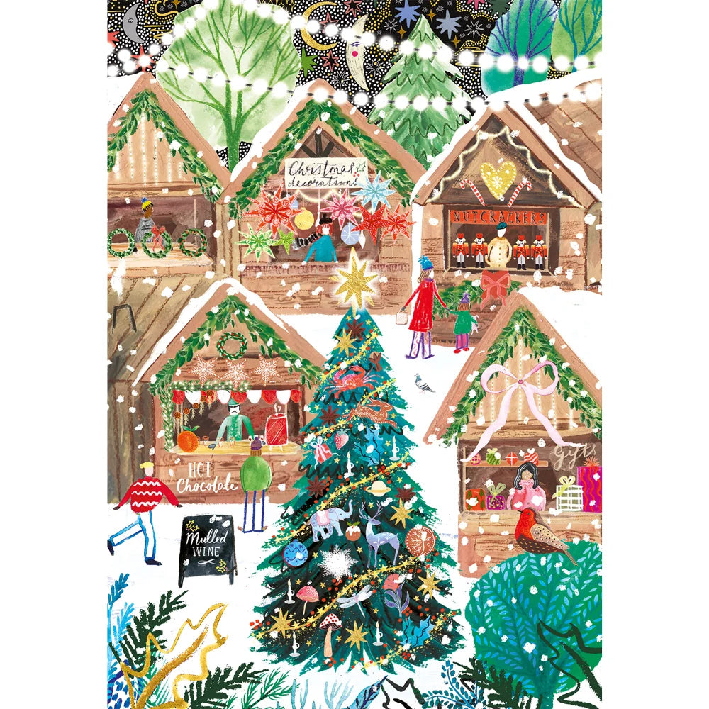 Gibsons - Christmas in London 3 x 500 Piece Jigsaw Puzzles