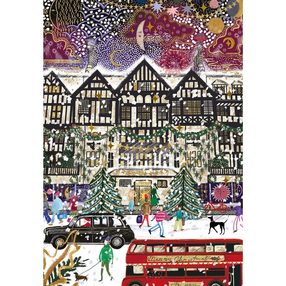 Gibsons - Christmas in London 3 x 500 Piece Jigsaw Puzzles