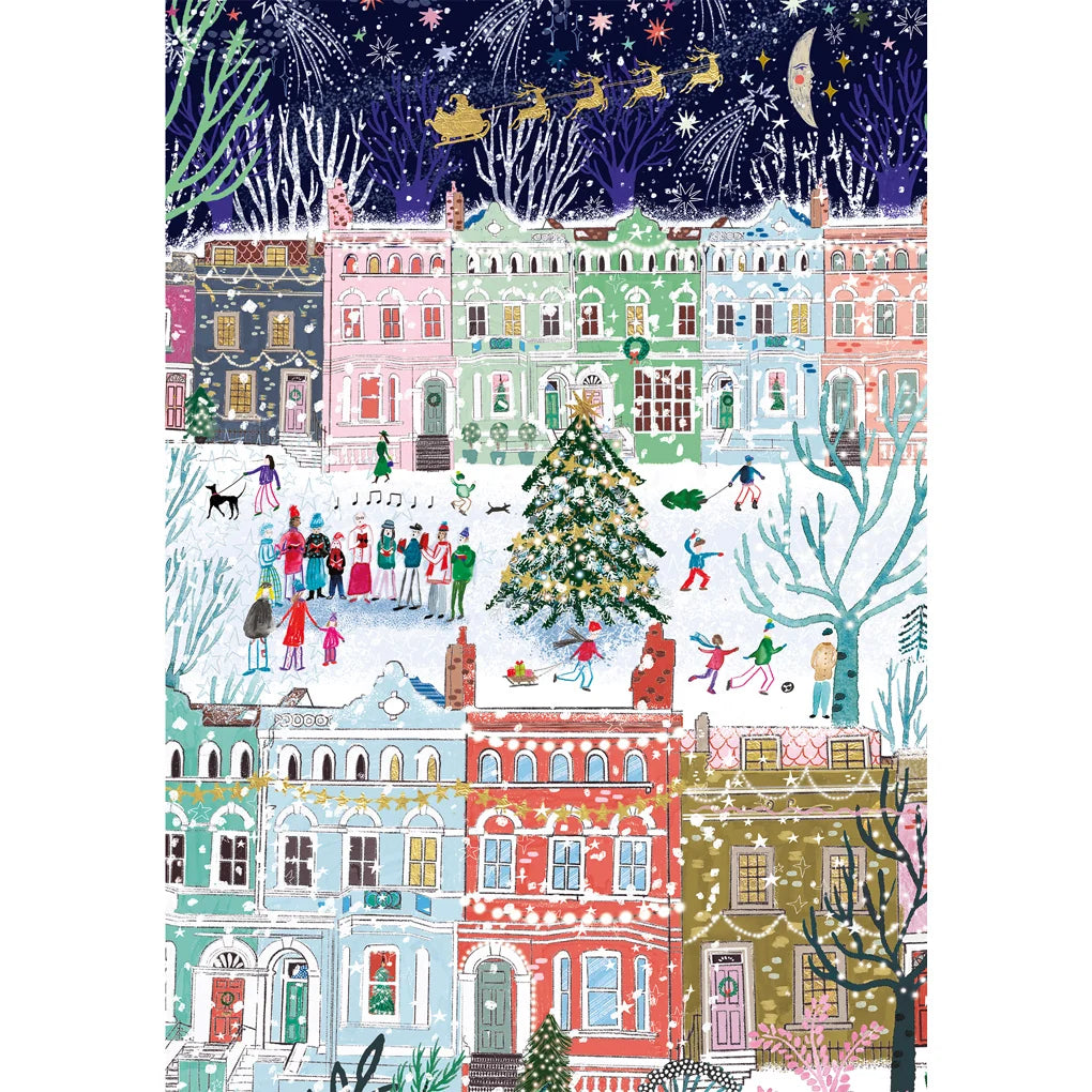 Gibsons - Christmas in London 3 x 500 Piece Jigsaw Puzzles
