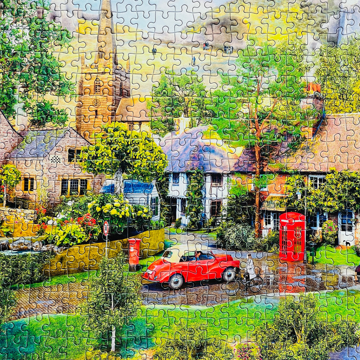Gibson - Below Corfe Castle 1000 Piece Jigsaw Puzzle