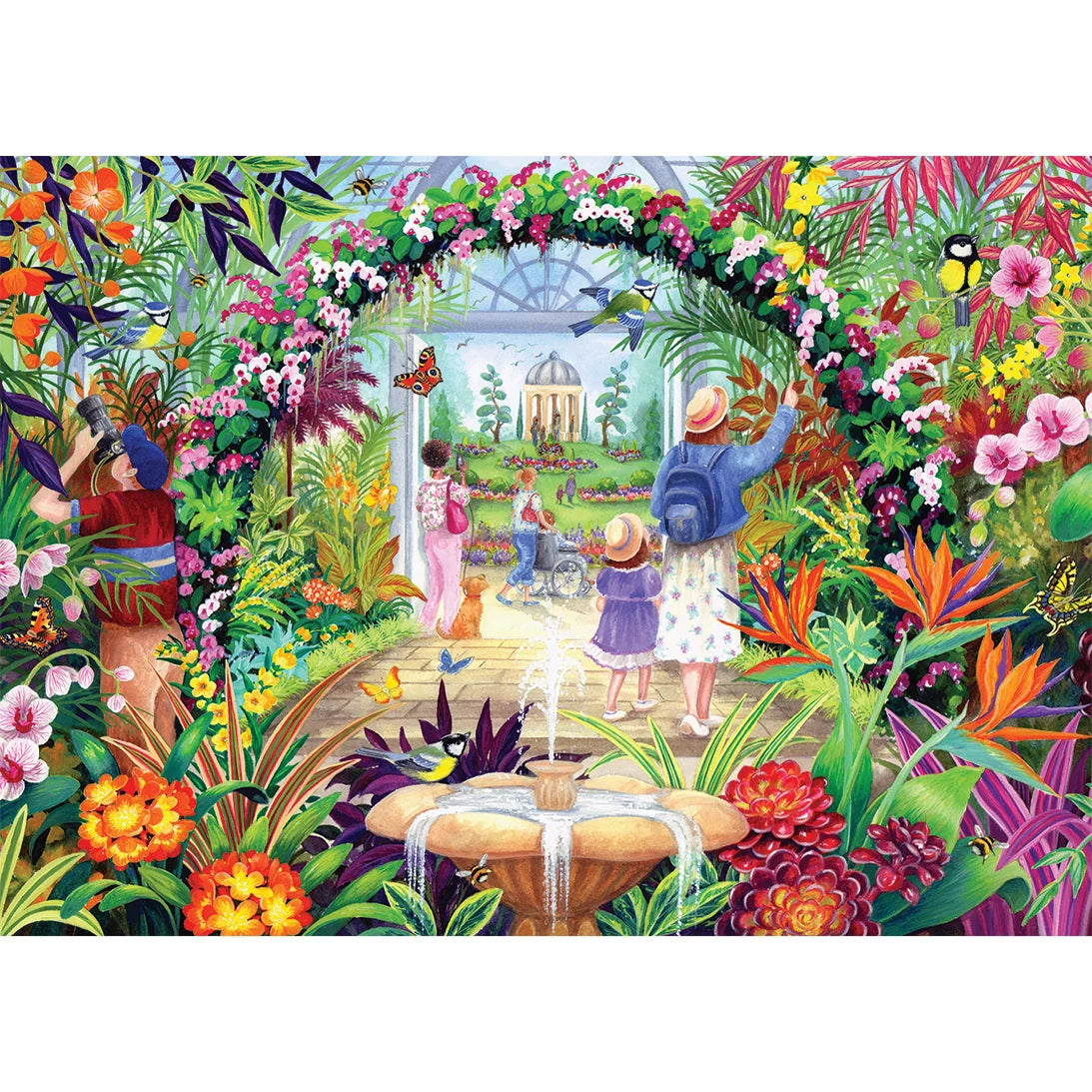 Gibsons - Botanical Blooms 1000 Piece Jigsaw Puzzle