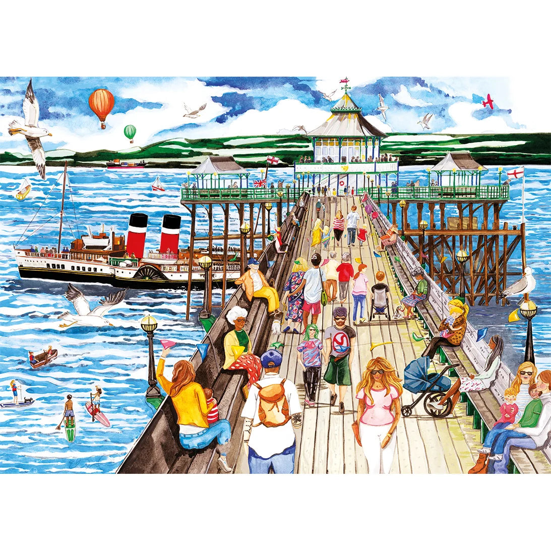 Gibsons - Clevedon Pier 1000 Piece Jigsaw Puzzle