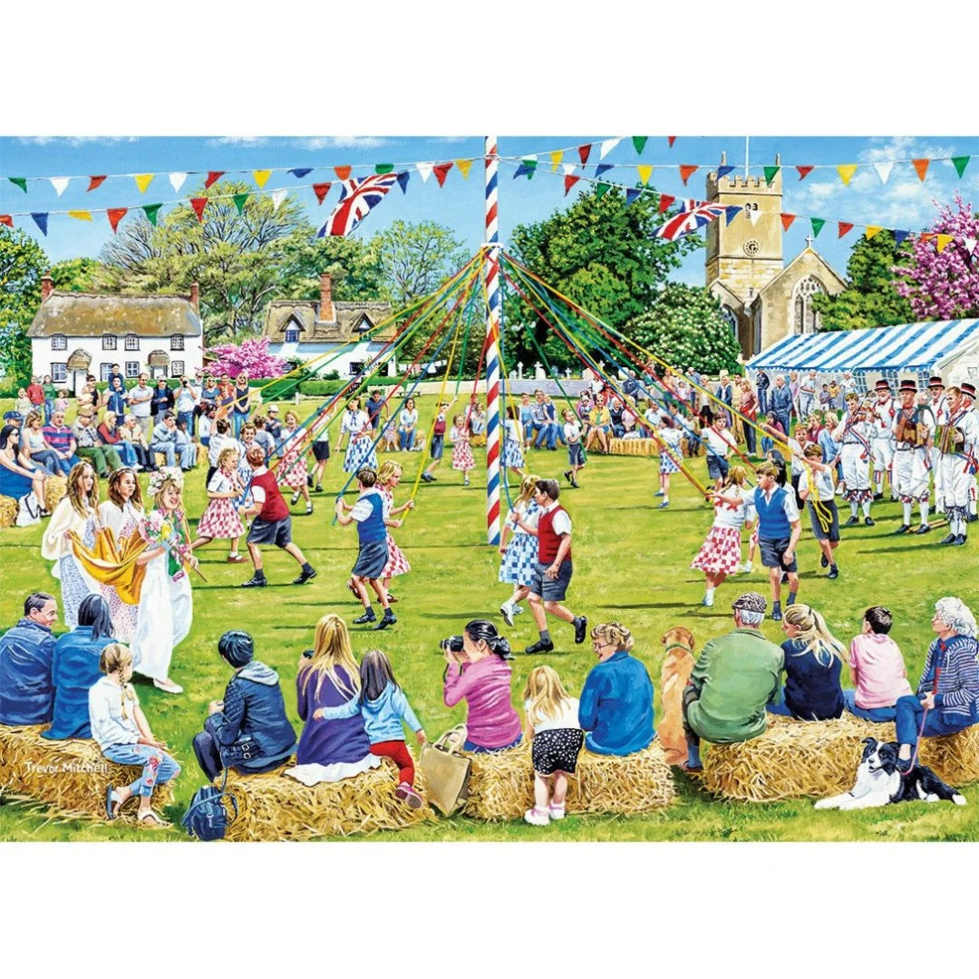 Gibsons - Around The Maypole 1000 Piece Jigsaw Puzzle