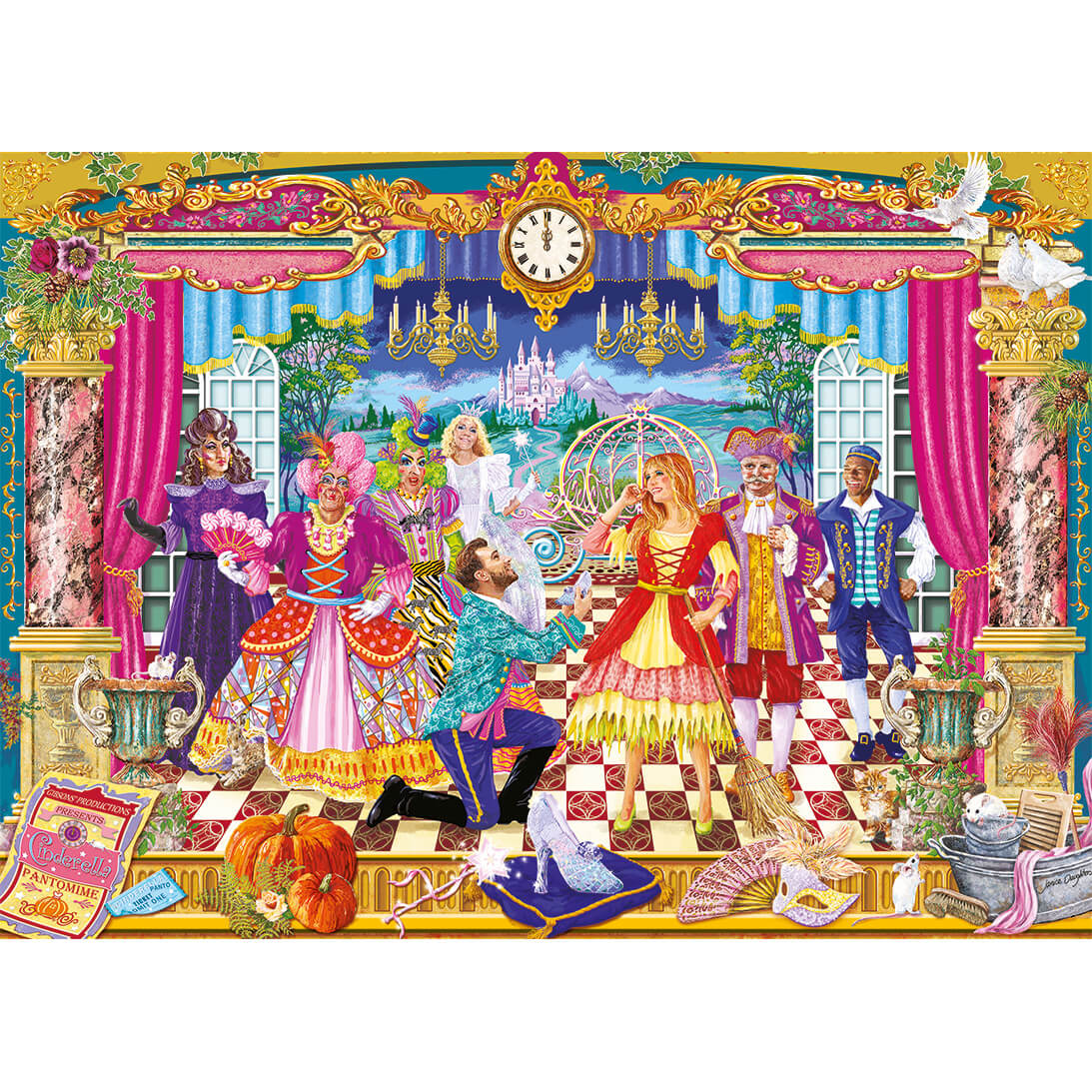 Gibsons - The Glass Slipper 1000 Piece Jigsaw Puzzle