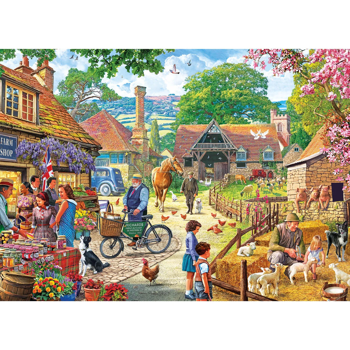 Gibson - The Farm Shop 1000 Piece Jigsaw Puzzle