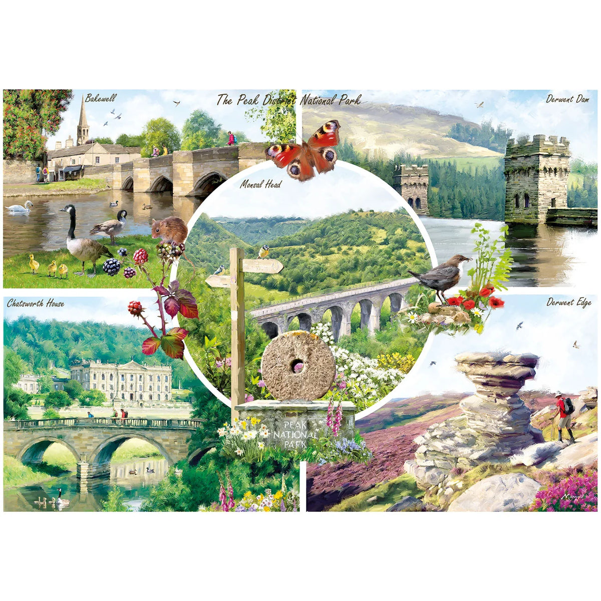 Gibson - The Peak District 1000 Piece Jigsaw Puzzle