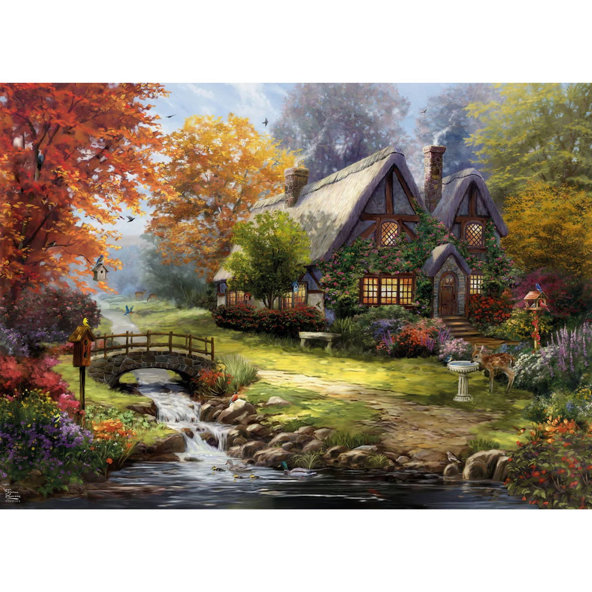 Gibson - Birdsong Cottage 1000 Piece Jigsaw Puzzle