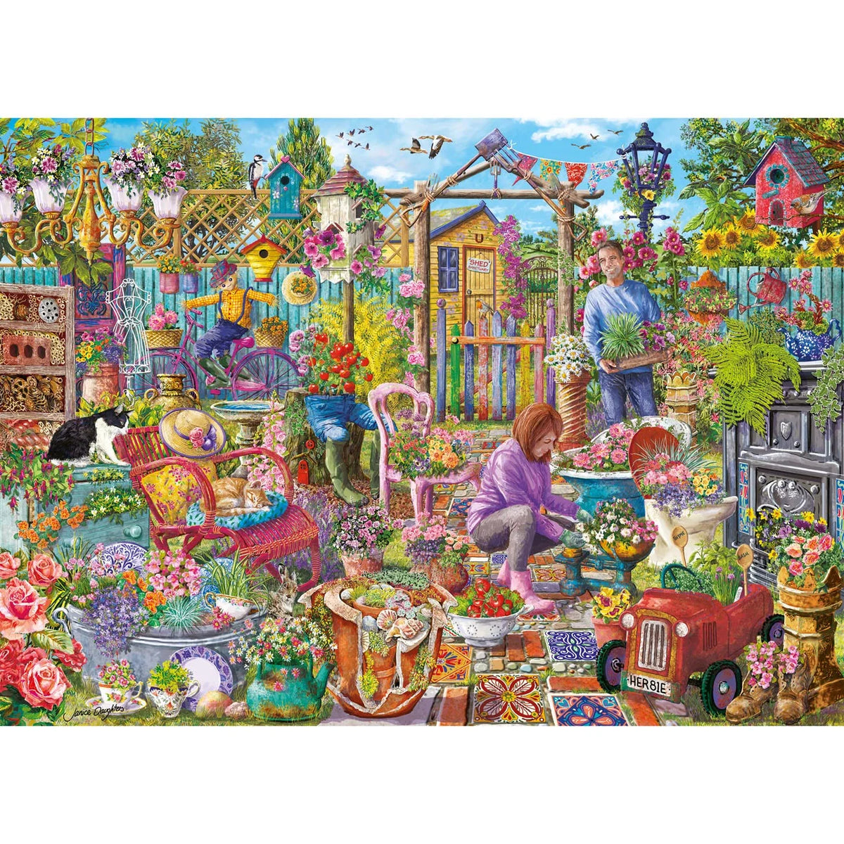 Gibsons - Upcycled Garden 1000 Piece Jigsaw Puzzle
