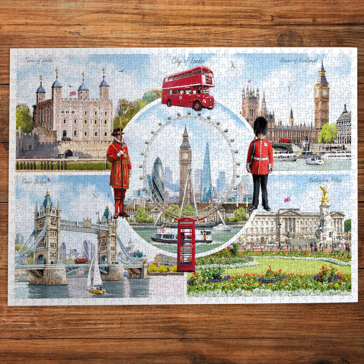 Gibsons - A Look at London 1000 Piece Jigsaw Puzzle