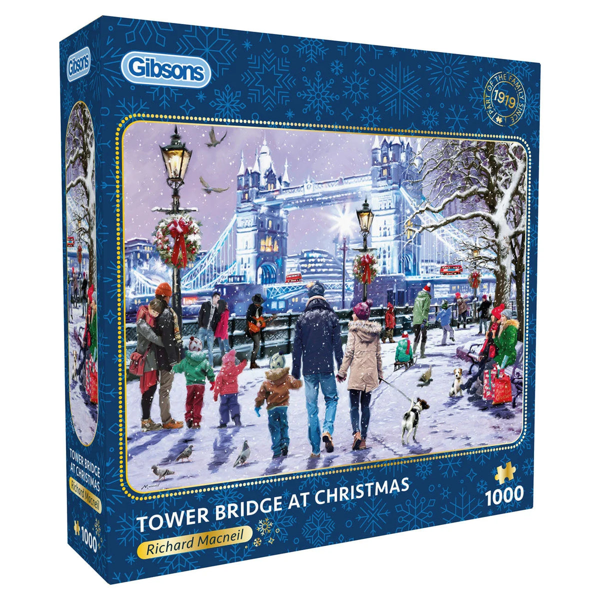 Gibsons - Tower Bridge at Christmas 1000 Piece Jigsaw Puzzle