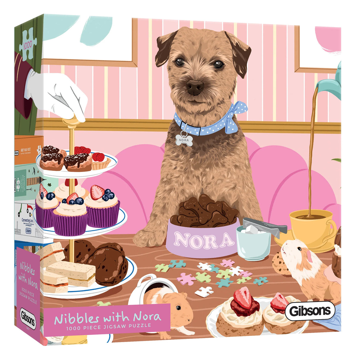 Gibsons - Nibbles with Nora 1000 Piece Jigsaw Puzzle