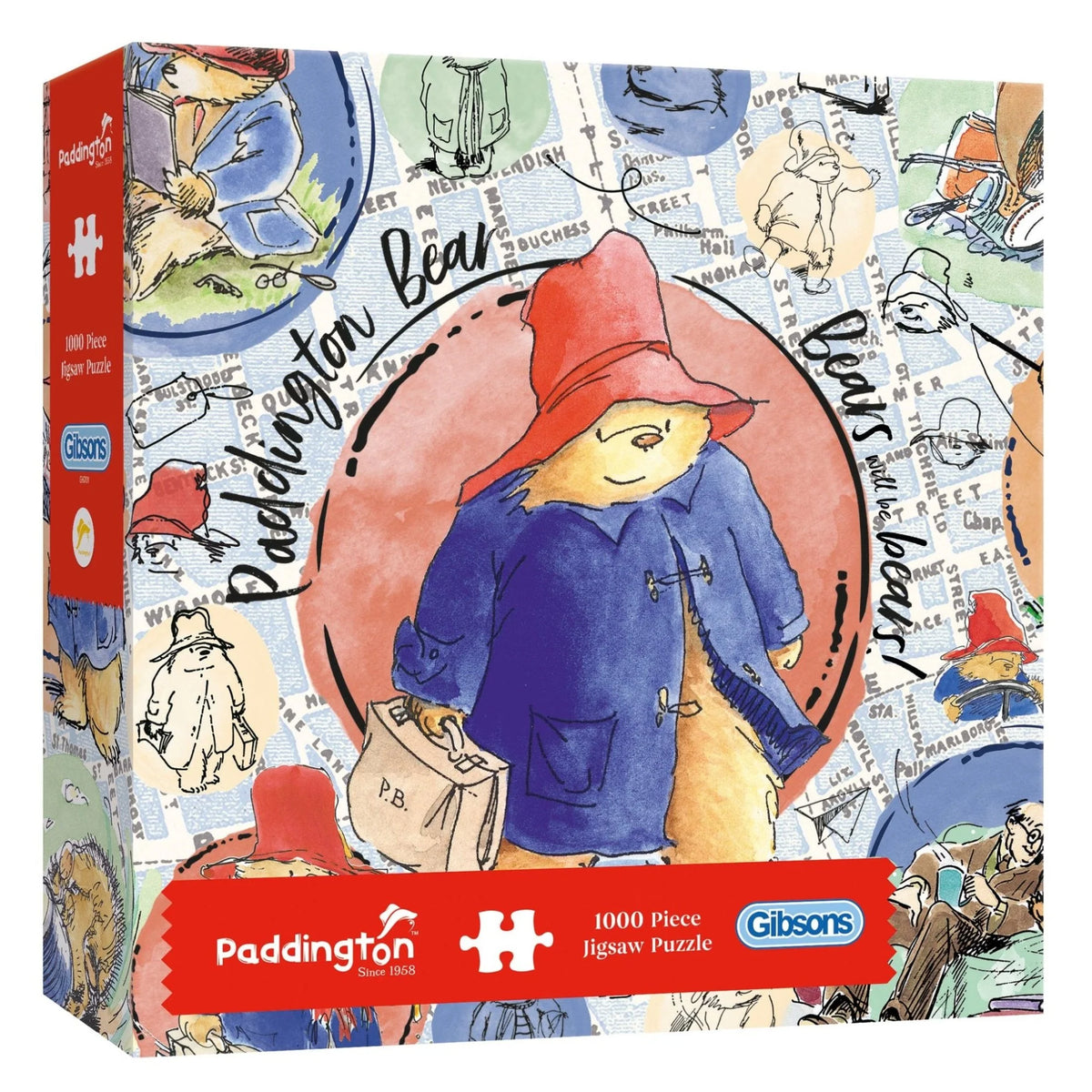 Gibsons - Paddington 500 Piece Jigsaw Puzzle Gift Box