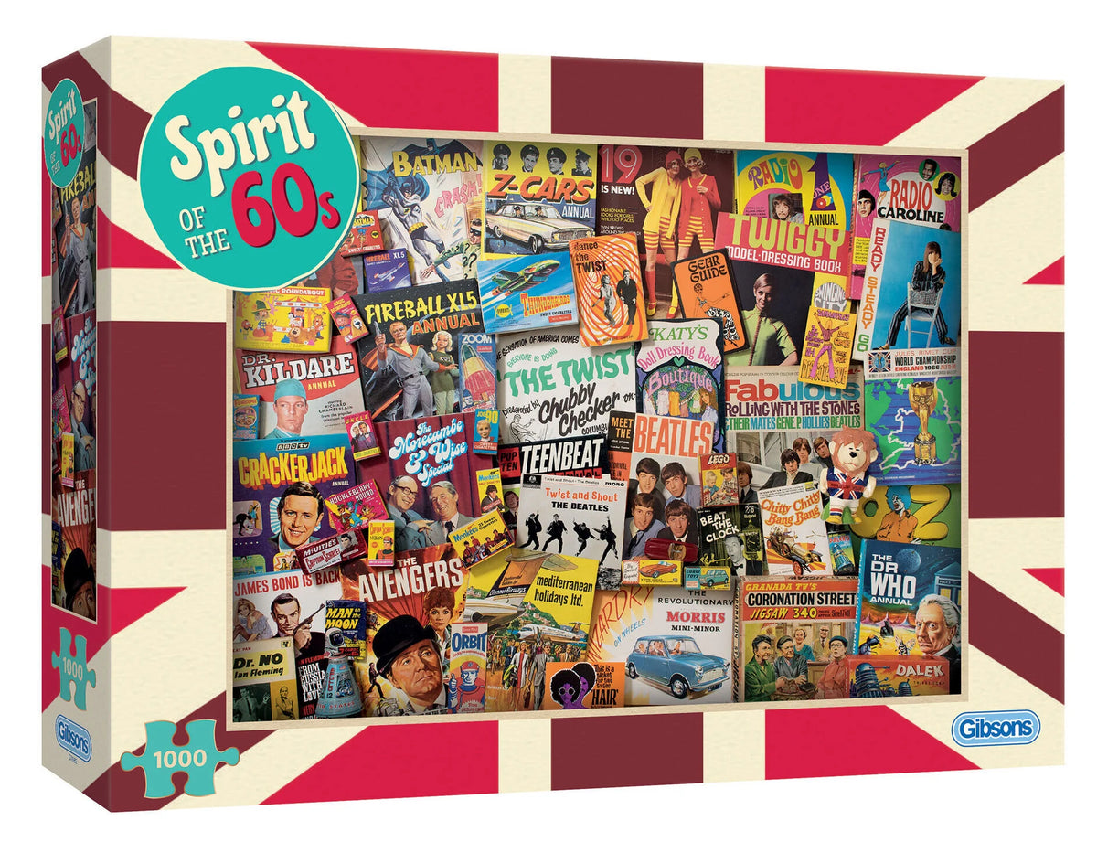 Gibson - Spirit of the 60's 1000 Piece Jigsaw Puzzle