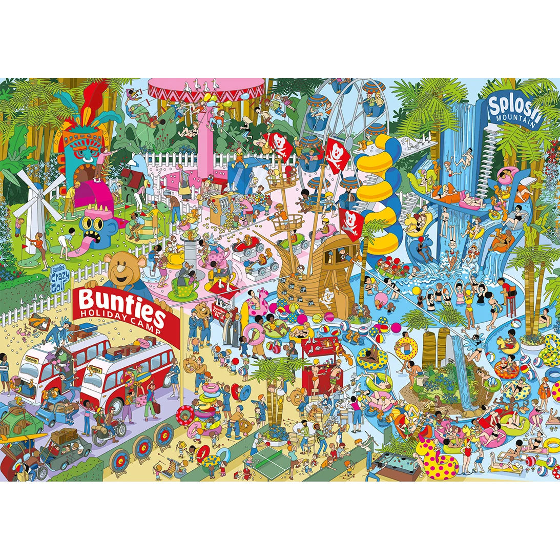 Gibson - Trouble in Paradise 1000 Piece Jigsaw Puzzle