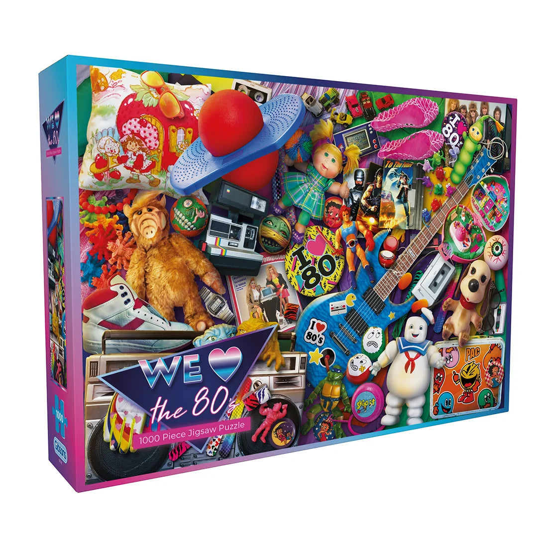 Gibsons - We Love the 80's 1000 Piece Jigsaw Puzzle