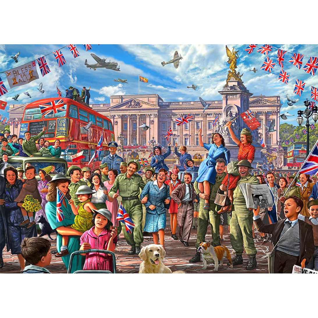 Gibsons - Final Days of War 1000 Piece Jigsaw Puzzle