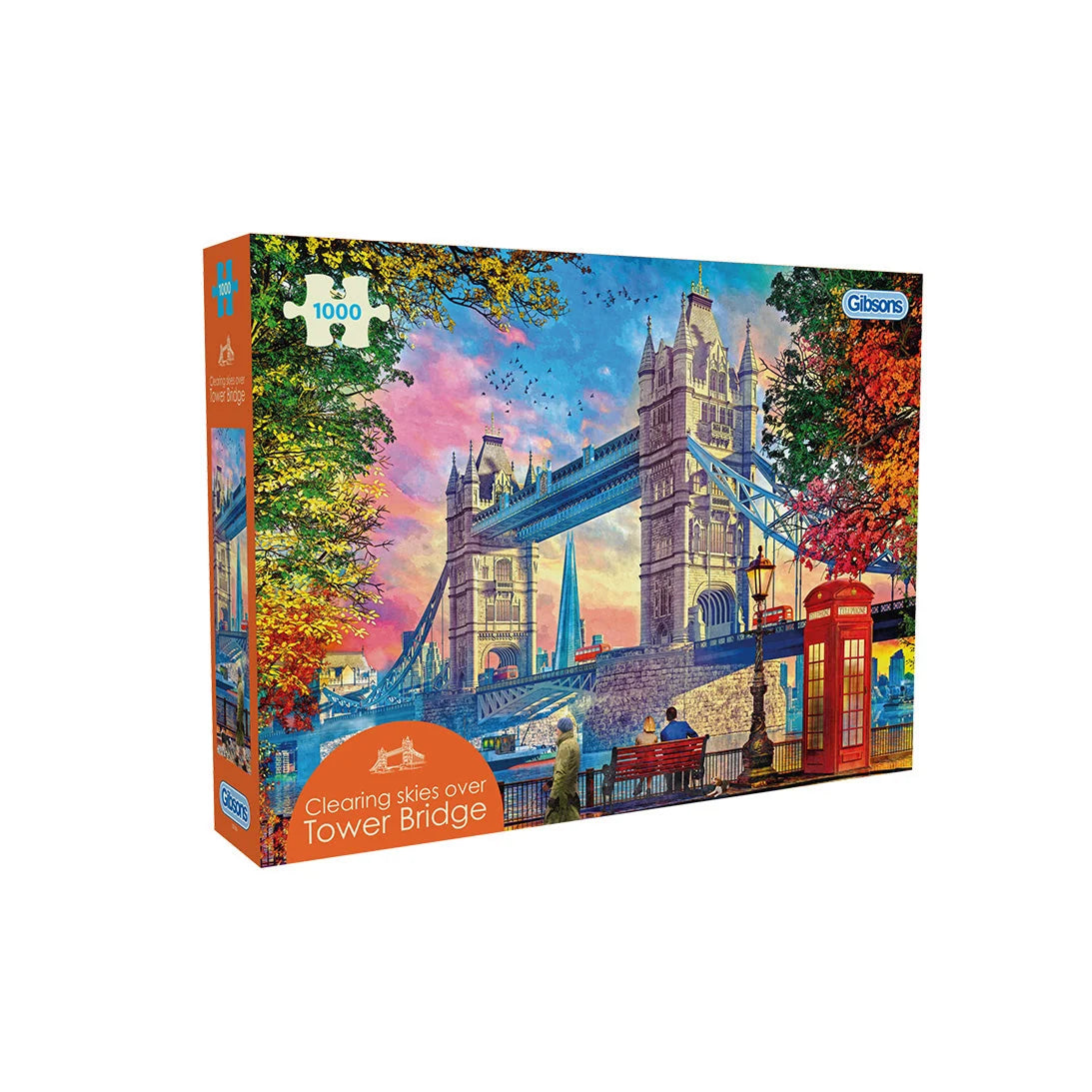 Gibson - Clearing Skies Over Tower Bridge 1000 Piece Jigsaw Puzzle