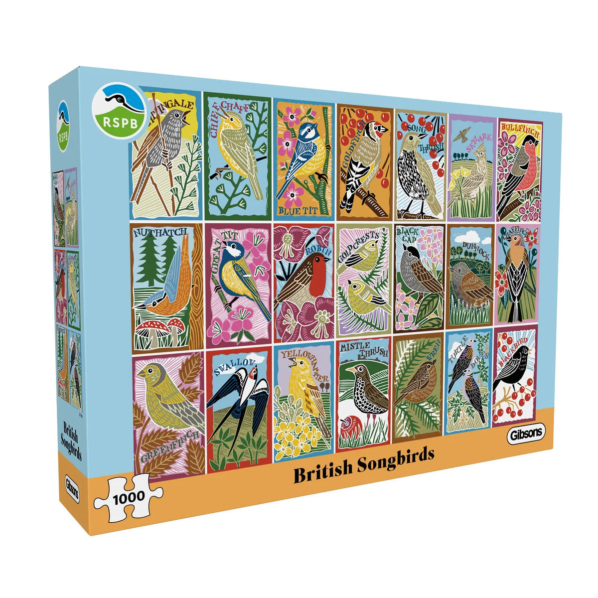 Gibsons - British Songbirds 1000 Piece Jigsaw Puzzle