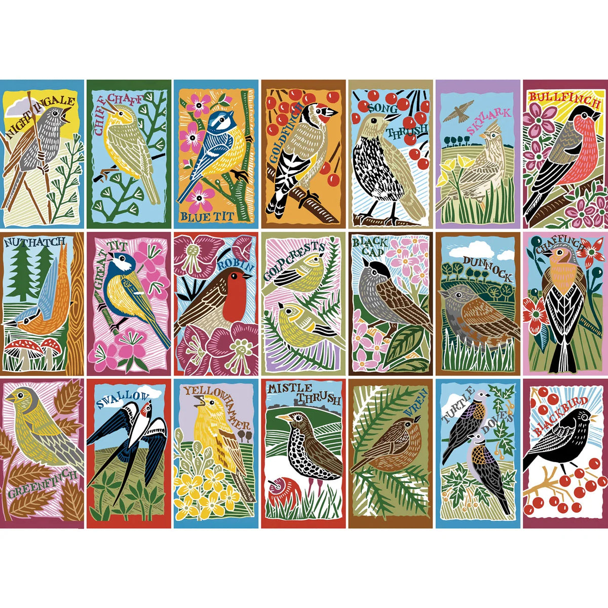Gibsons - British Songbirds 1000 Piece Jigsaw Puzzle