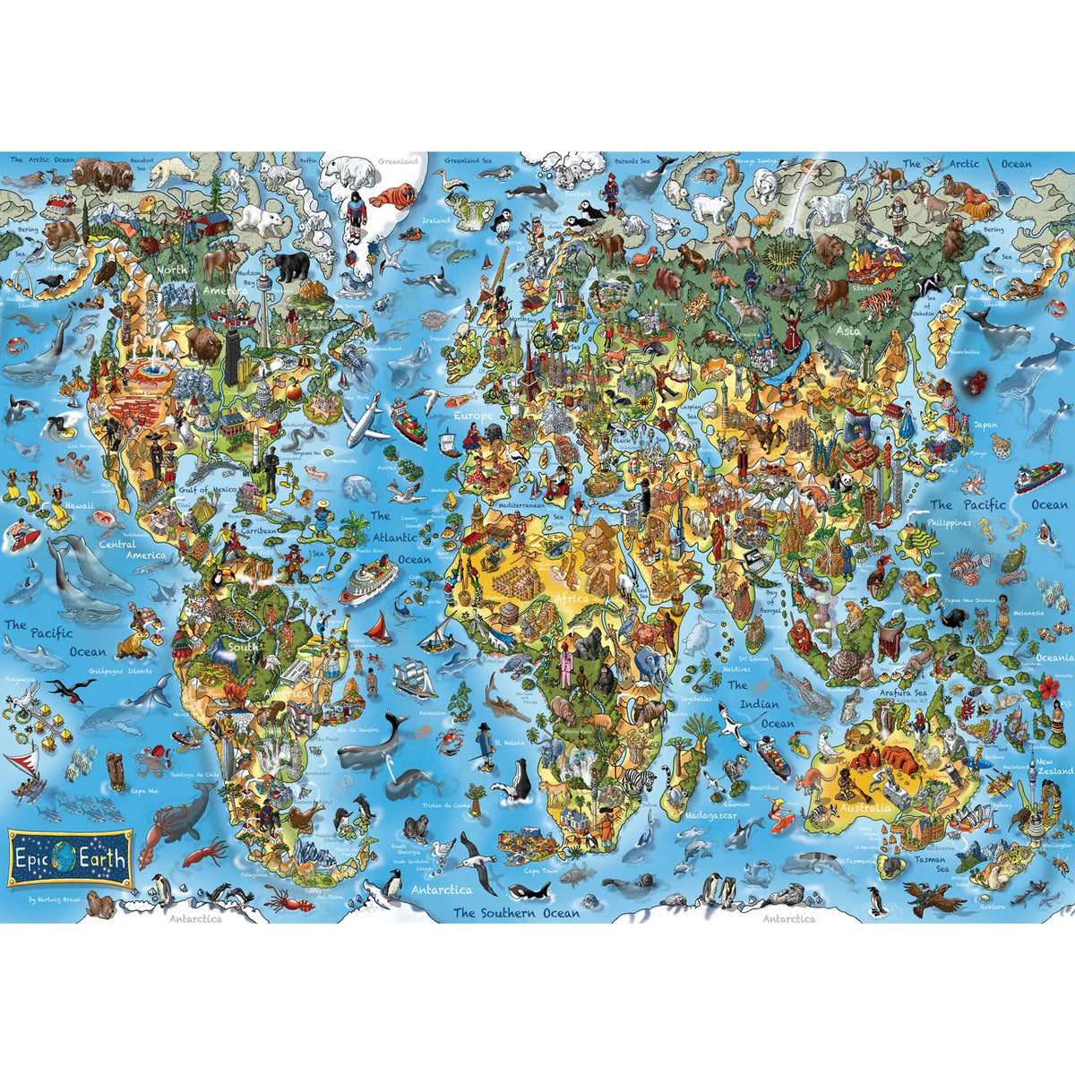 Gibsons - Epic Earth 1000 Piece Jigsaw Puzzle