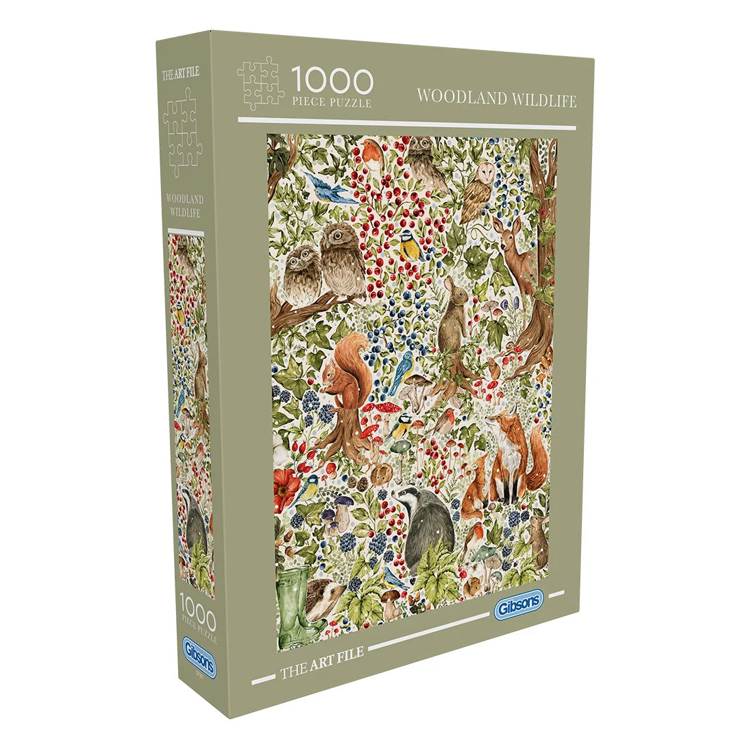 Gibsons - Woodland Wildlife 1000 Piece Jigsaw Puzzle