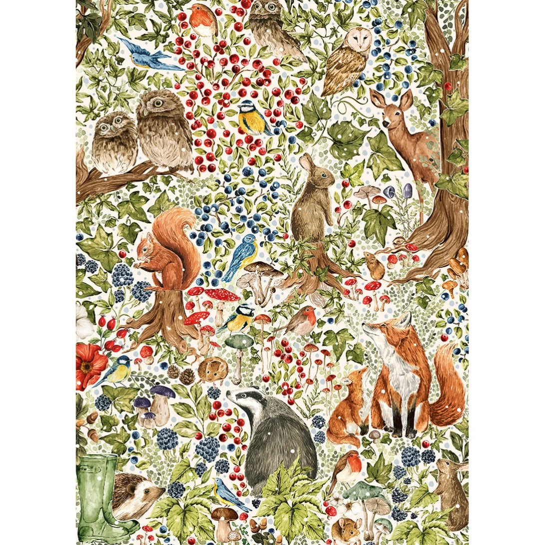 Gibsons - Woodland Wildlife 1000 Piece Jigsaw Puzzle