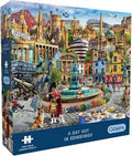 Gibson - Day Out in Edinburgh 1000 Piece Jigsaw Puzzle