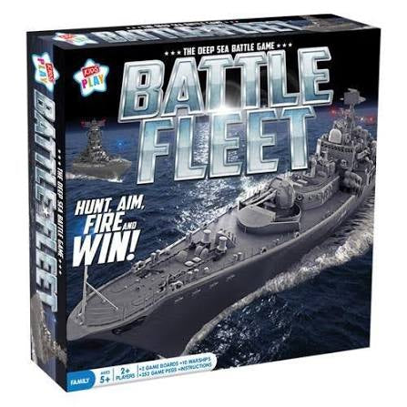 Kids Play Battle Fleet Game