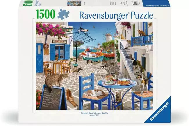 Ravensburger - Cats of Mykonos 1500 Piece Jigsaw Puzzle