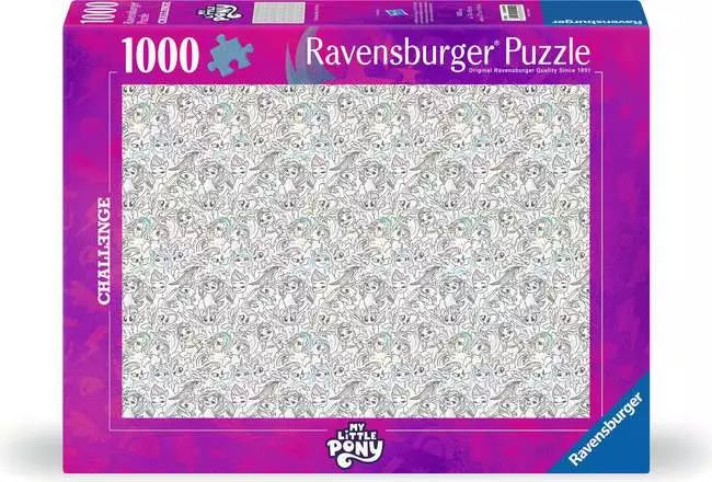 Ravensburger - Challenge My Little Pony 1000 Piece Jigsaw Puzzle