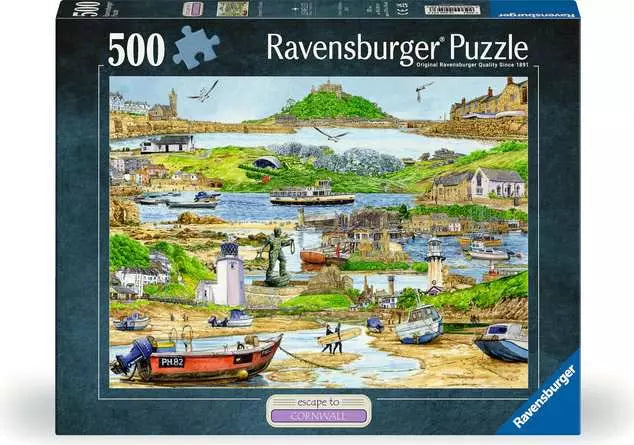 Ravensburger - Escape to Cornwall 500 Piece Jigsaw Puzzle