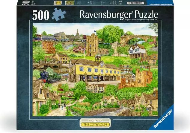 Ravensburger - Escape to the Cotsworlds 500 Piece Jigsaw Puzzle