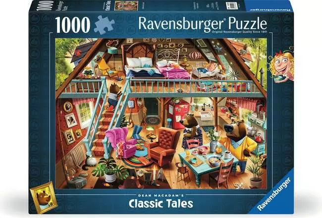 Ravensburger - Goldilocks Gets Caught! 1000 Piece Jigsaw Puzzle
