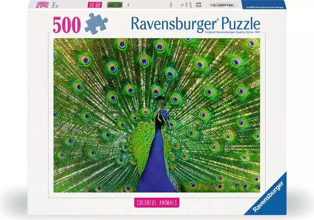 Ravensburger - Peacock 500 Piece Jigsaw Puzzle