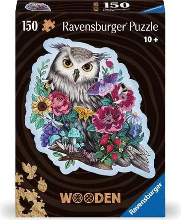 Ravensburger - Mysterious Owl 150 Piece Wooden Puzzle