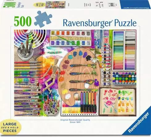 Ravensburger - The Artist's Palette 500 Piece Jigsaw Puzzle