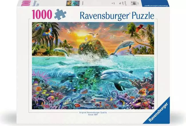 Ravensburger - Underwater Island 1000 Piece Jigsaw Puzzle