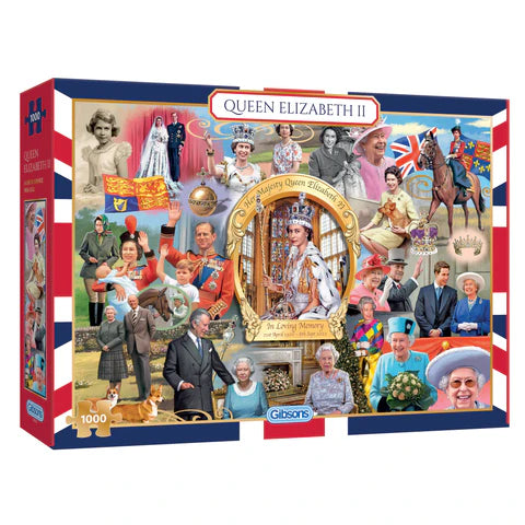 Gibsons - Queen Elizabeth II 1000 Piece Jigsaw Puzzle